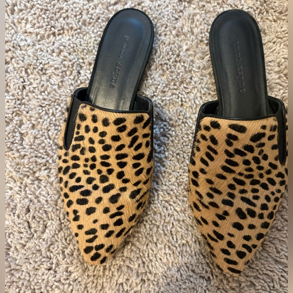 Jenni Kayne Pony Hair Cheetah Mules - Picture 2 of 9
